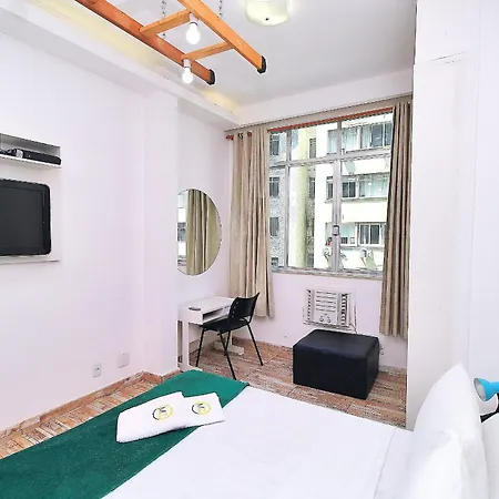Studio Para 4 Pessoas Com Vista Mar Em Copacabana Río de Janeiro Exterior foto