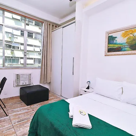 Studio Para 4 Pessoas Com Vista Mar Em Copacabana Río de Janeiro Exterior foto
