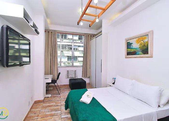 Studio Para 4 Pessoas Com Vista Mar Em Copacabana